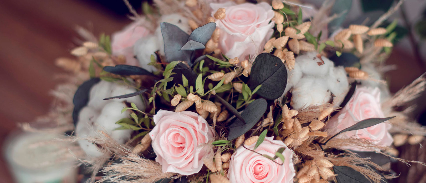 Flores preservadas como símbolo de vida